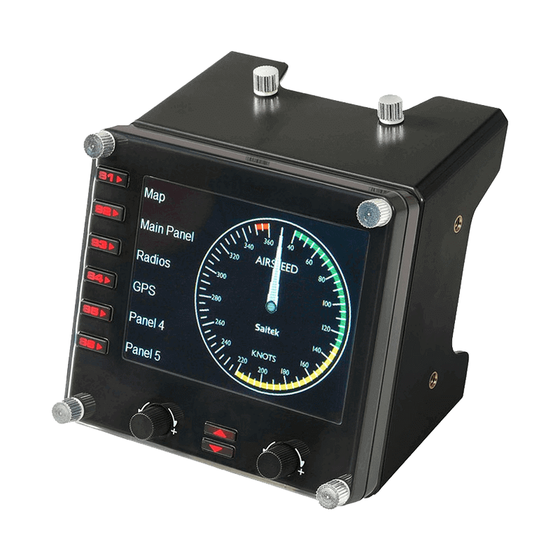 罗技 Flight Instrument Panel专用多仪表 LCD 面板模拟控制器